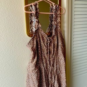 XS Animal Print Maxi Dress